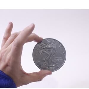 Oversized Large 1913, Indian Head, Paper Weight Buffalo, Nickel, 1916, Walking